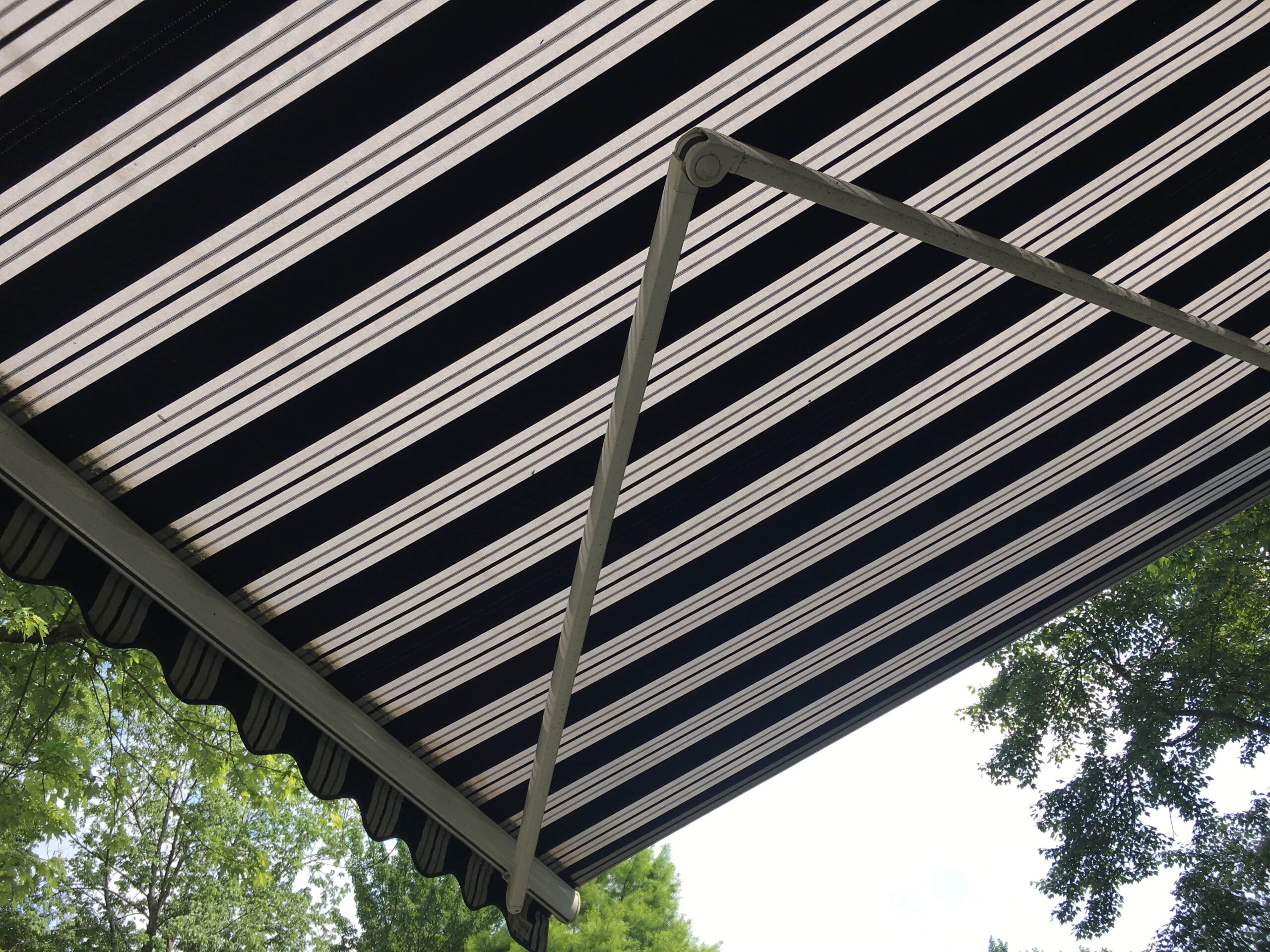 blue and white striped folding umbrella above pat 2023 11 27 05 01 17 utc min scaled